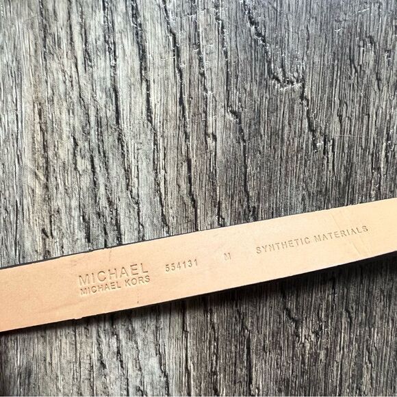 Michael Kors Mini Belt Bag Wristlet Purse Medium Cream Grey Tan Vegan Leather - Picture 11 of 12